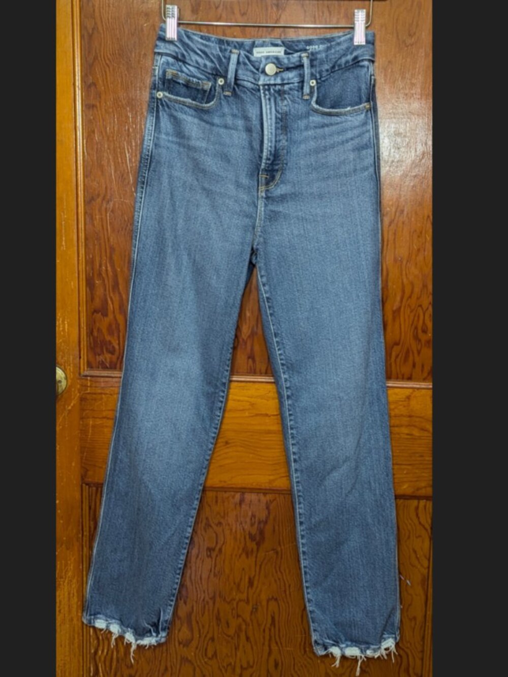Good American Good Curve Straight Jeans